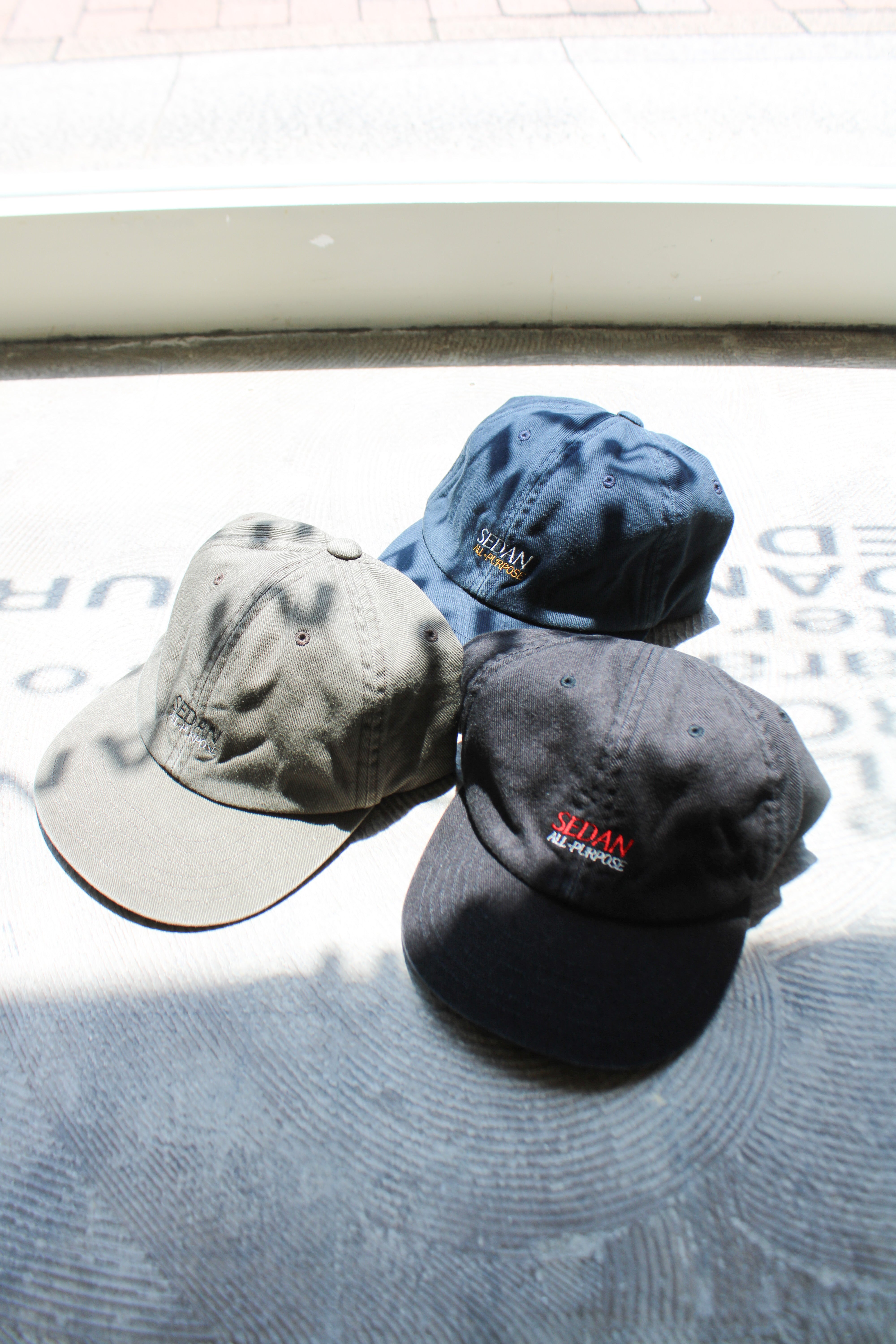 OG LOGO VINTAGE WASHED CAP｜BLACK