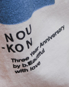 NOU-KON  THREE YEAR ANNIVERSARY T-SHIRT by b.Eautiful with Love