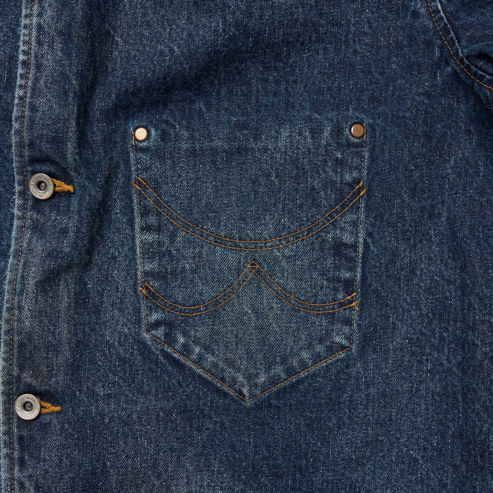 USED FINISH DENIM JACKET｜ INDIGO