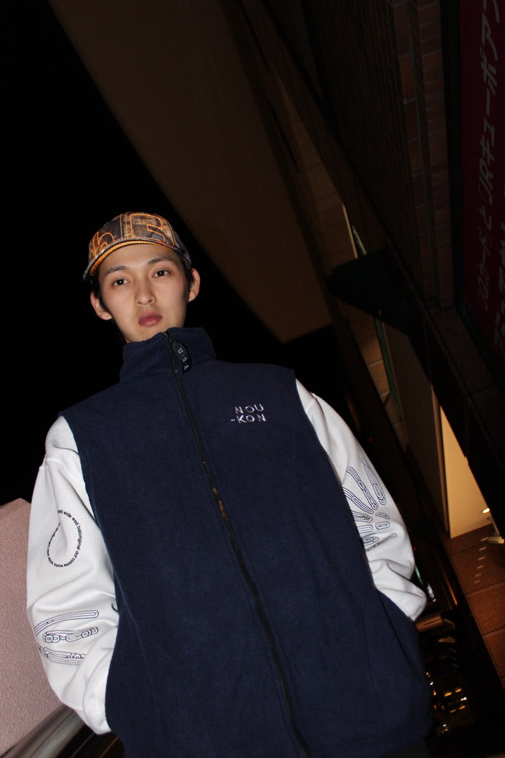 NOU-KON FLEECE VEST｜NAVY