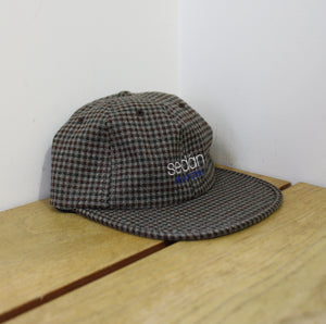 CLASSIC LOGO TECH WOOL CAP｜GREY PLAID