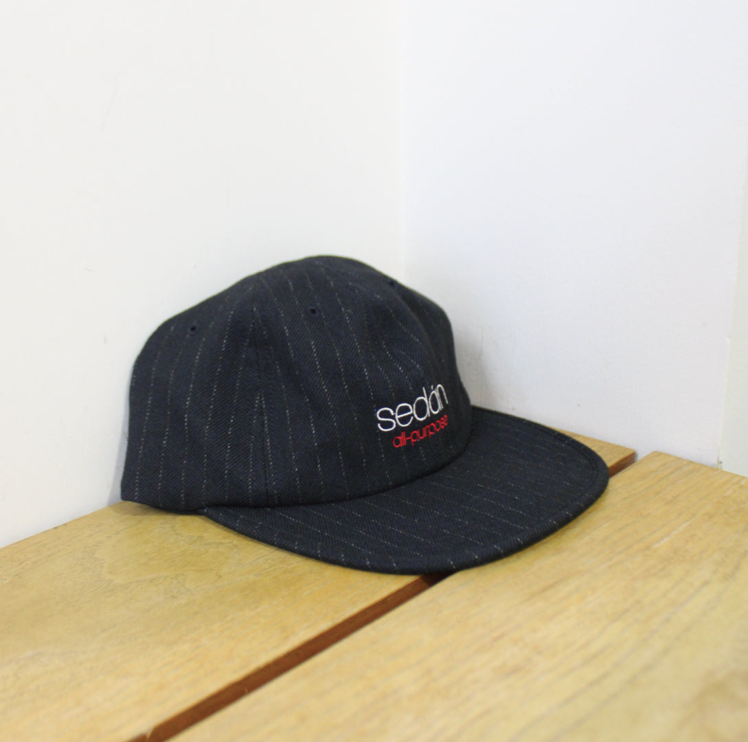 CLASSIC LOGO TECH WOOL CAP｜NAVY STRIPE