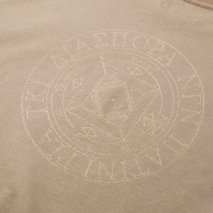 CHAINED MAGIC CIRCLE CREWNECK SWEATSHIRT｜TAUPE