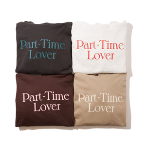 PART-TIME LOVER HOODED SWEATSHIRT｜BLACK