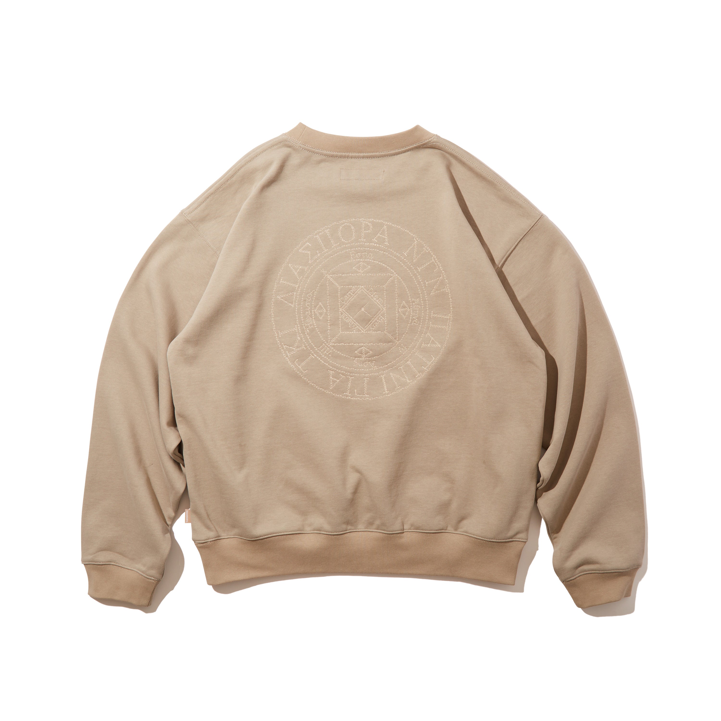 CHAINED MAGIC CIRCLE CREWNECK SWEATSHIRT｜TAUPE