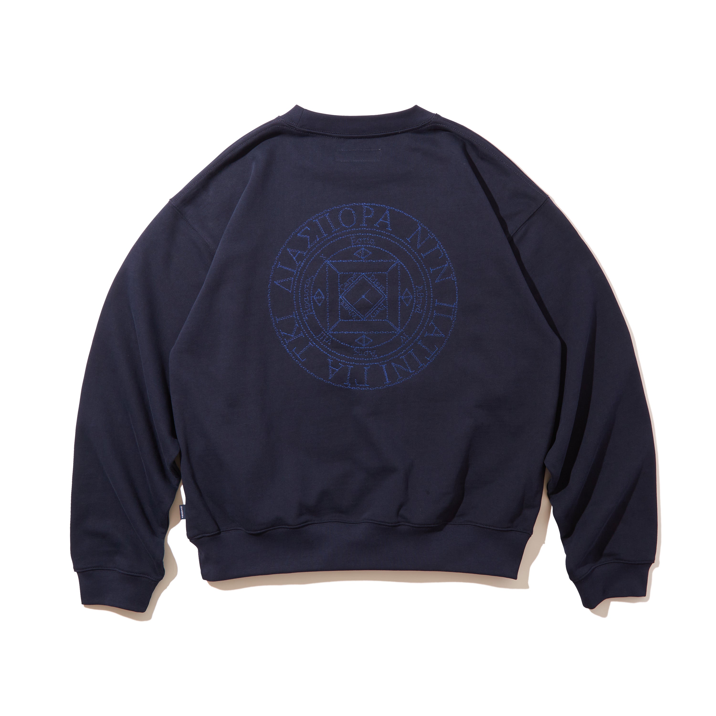 CHAINED MAGIC CIRCLE CREWNECK SWEATSHIRT｜NAVY