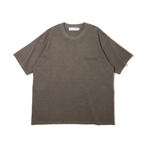 DYED MAGIC CIRCLE TEE｜CHARCOAL