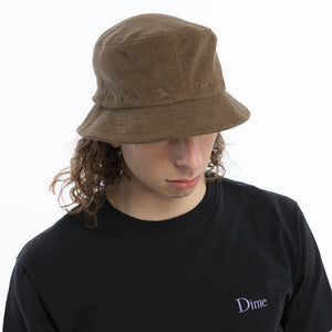 TERRY CLOTH BUCKET HAT｜OLIVE