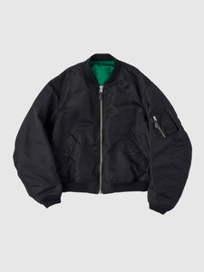 REVERSIBLE CORDURA FLIGHT JACKET｜BLACK x GREEN