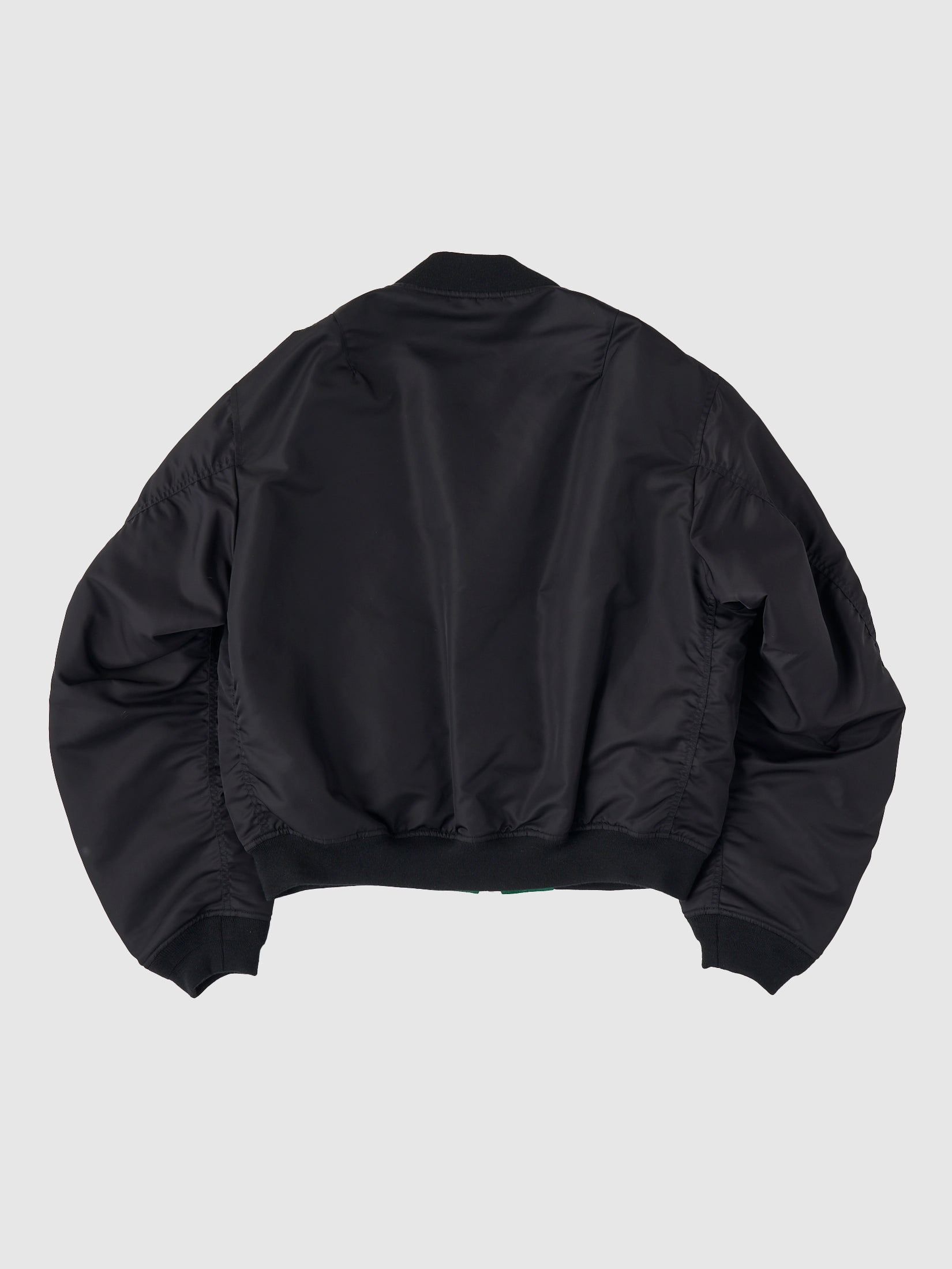 REVERSIBLE CORDURA FLIGHT JACKET｜BLACK x GREEN