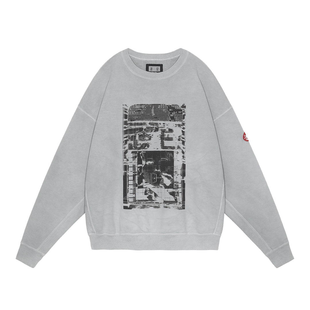 OVERDYE All Mod Coms CREW NECK｜GREY