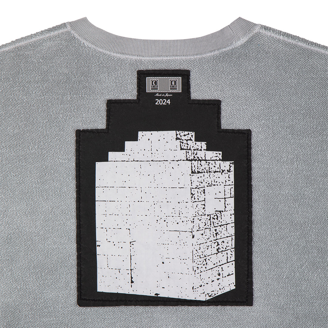 OVERDYE All Mod Coms CREW NECK｜GREY