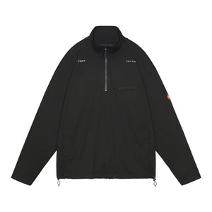 HALF ZIP LIGHT PULLOVER｜BLACK