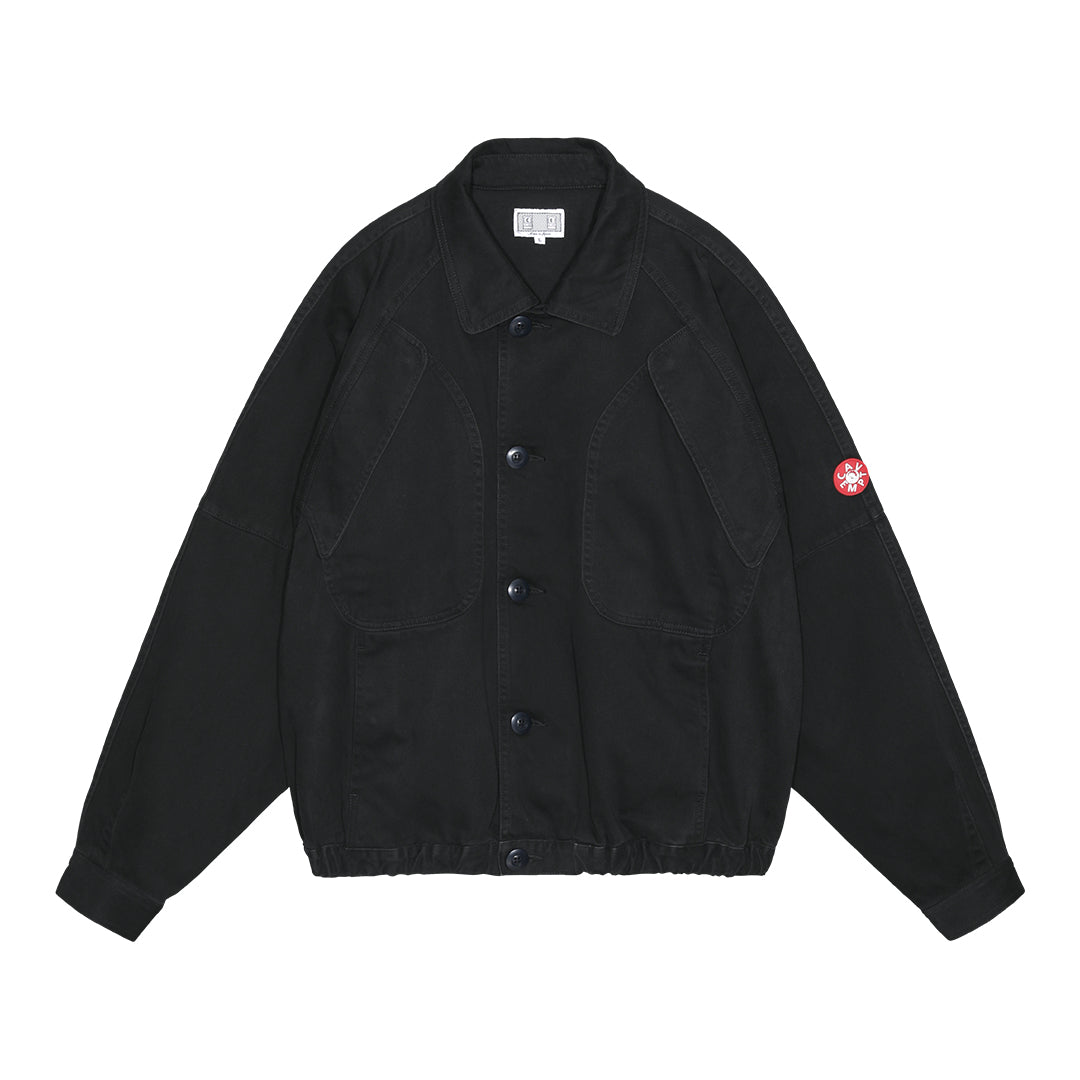 CUTTING BUTTON UP JACKET｜BLACK