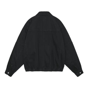 CUTTING BUTTON UP JACKET｜BLACK