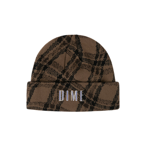 Dime WAVY PLAID CUFF BEANIE ビーニー - ニットキャップ/ビーニー