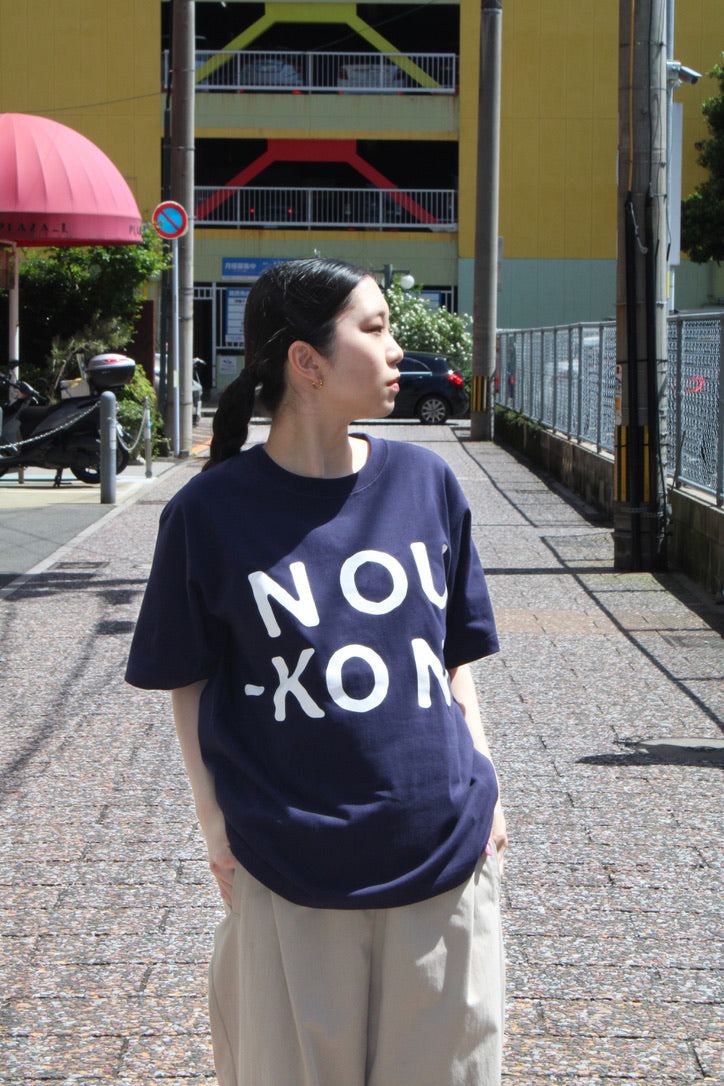 NOU-KON S/SL TEE / NAVY