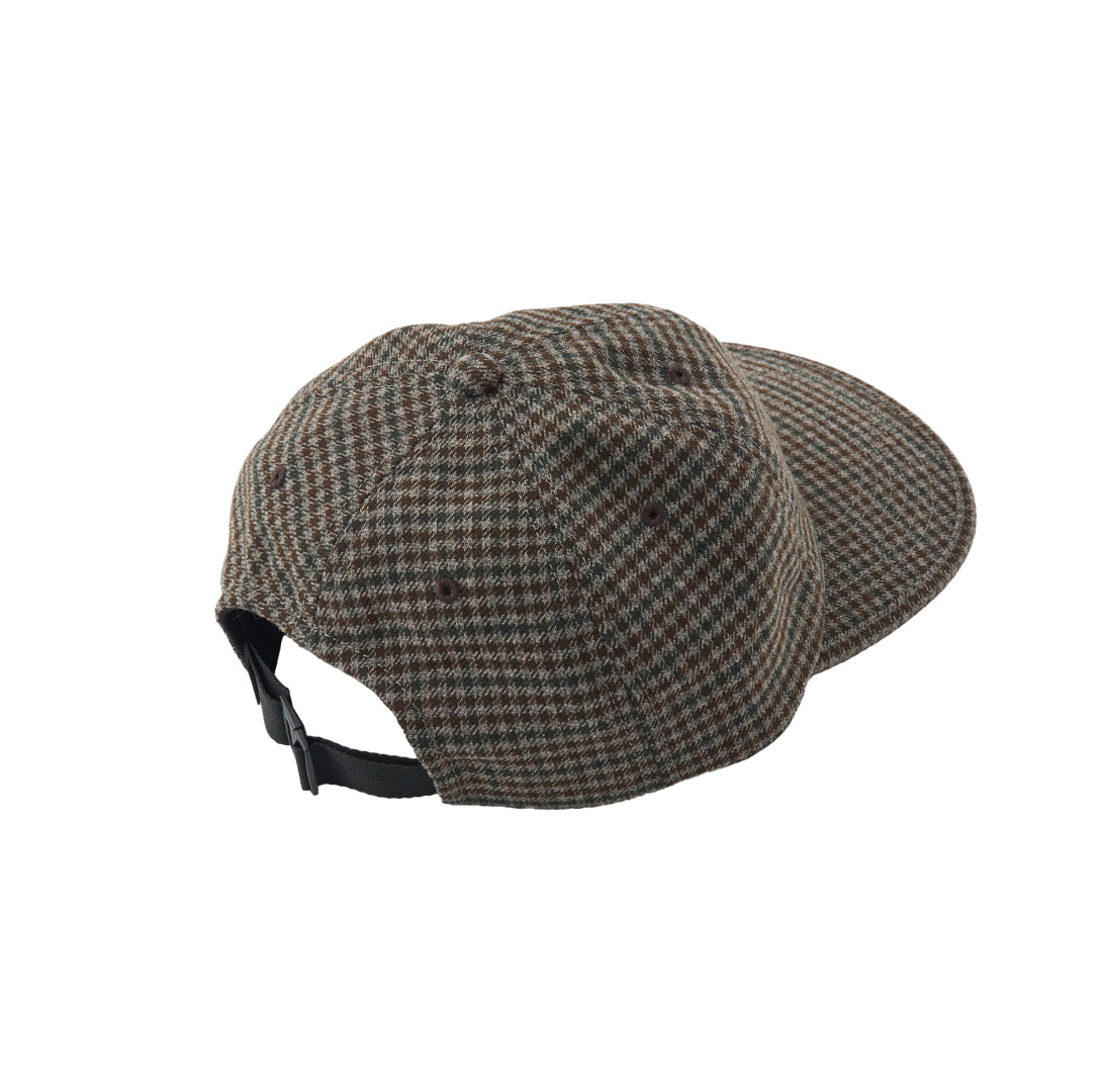 CLASSIC LOGO TECH WOOL CAP｜GREY PLAID