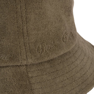 TERRY CLOTH BUCKET HAT｜OLIVE