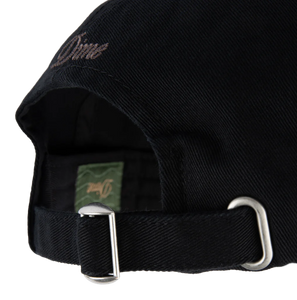 CURSIVE LOW PRO CAP｜BLACK / MIDNIGHT