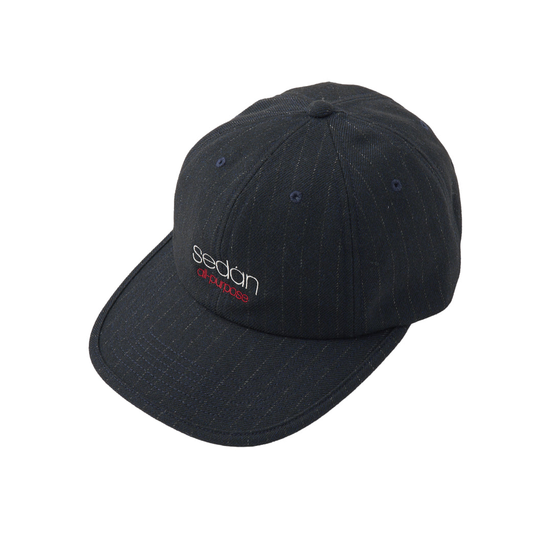 CLASSIC LOGO TECH WOOL CAP｜NAVY STRIPE