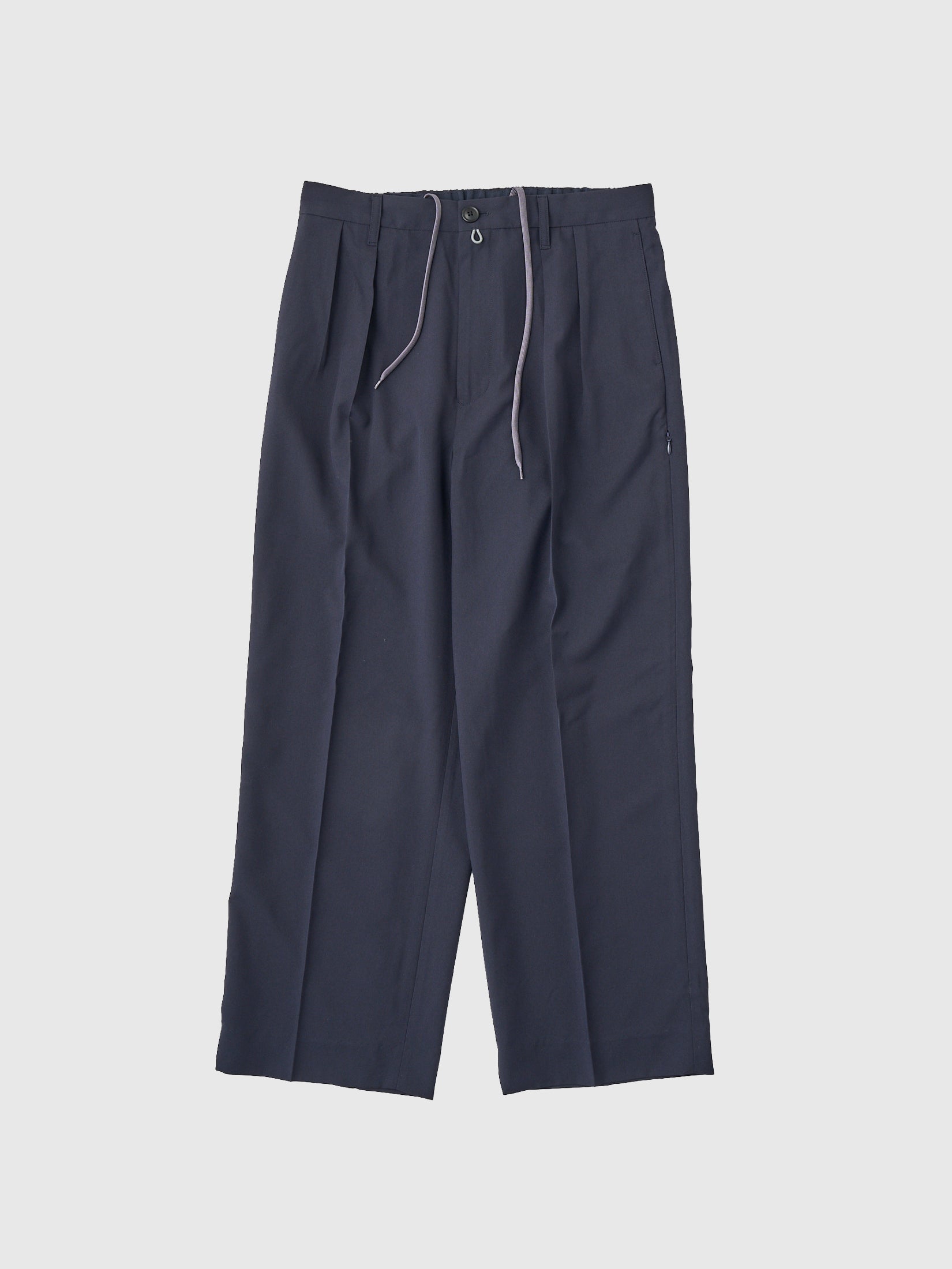 VENTILATION WIDE SLACKS｜NAVY