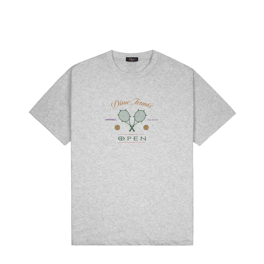 COURT T-SHIRT｜HEATHER GREY