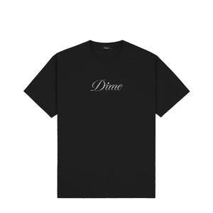 ICY CURSIVE T-SHIRT｜BLACK