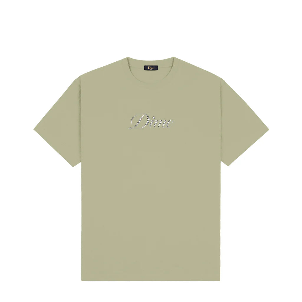 ICY CURSIVE T-SHIRT｜WARM KHAKI